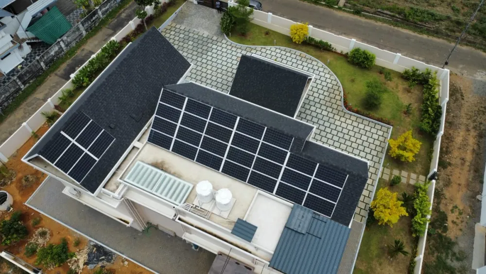 10kW Roof Integrated Solar Power Project